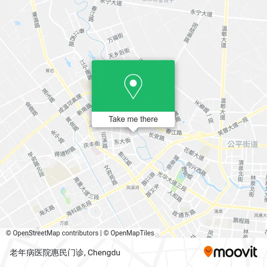 老年病医院惠民门诊 map