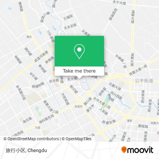 旅行小区 map