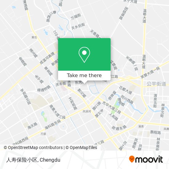 人寿保险小区 map