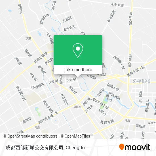 成都西部新城公交有限公司 map