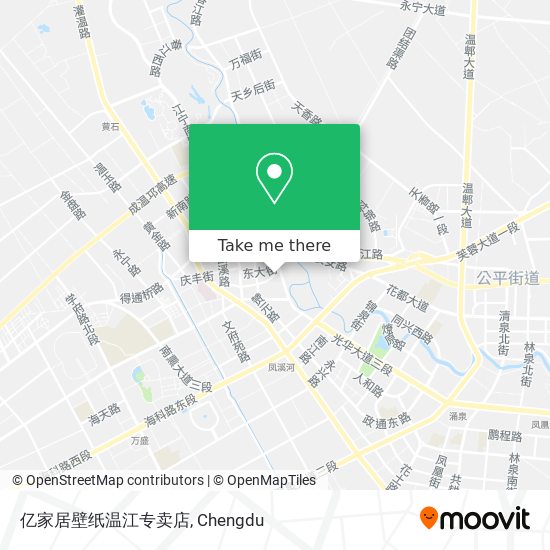 亿家居壁纸温江专卖店 map