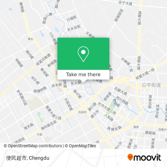 便民超市 map