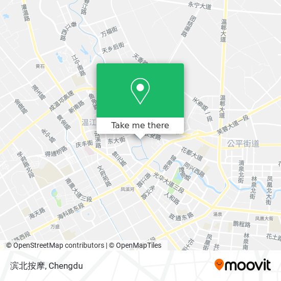 滨北按摩 map