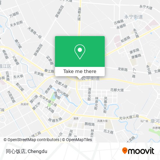 同心饭店 map