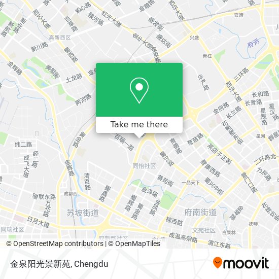金泉阳光景新苑 map