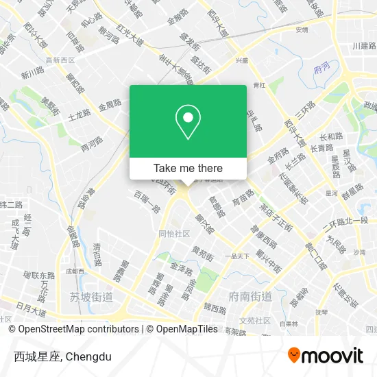 西城星座 map