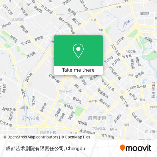 成都艺术剧院有限责任公司 map