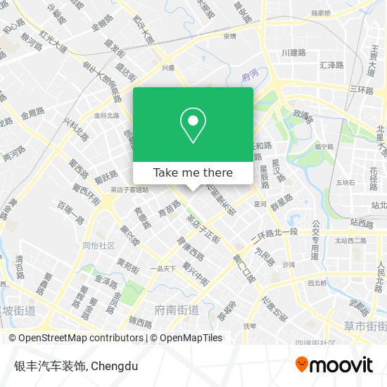 银丰汽车装饰 map