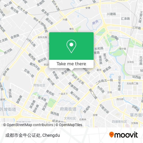 成都市金牛公证处 map