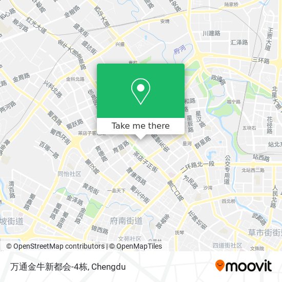 万通金牛新都会-4栋 map