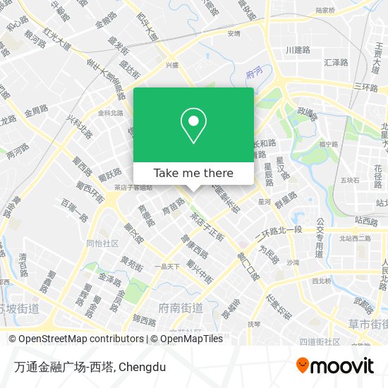万通金融广场-西塔 map