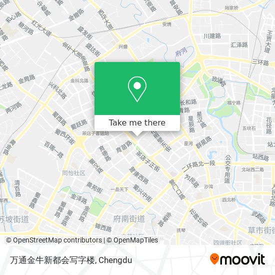 万通金牛新都会写字楼 map