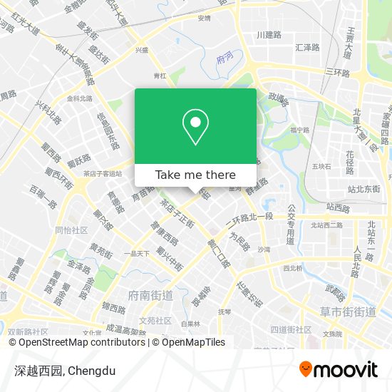 深越西园 map