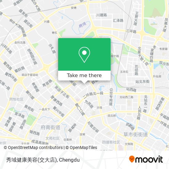 秀域健康美容(交大店) map