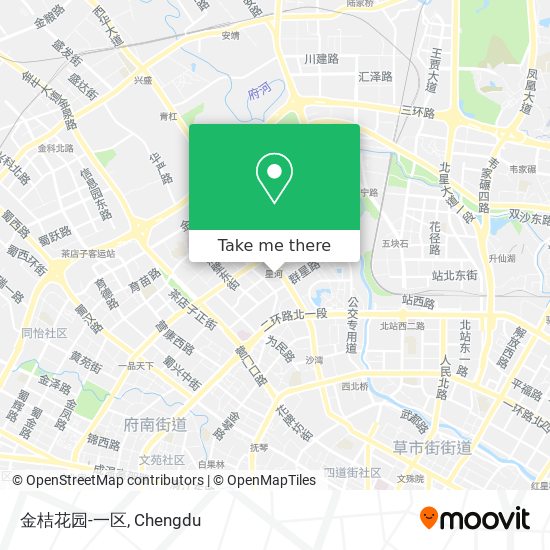 金桔花园-一区 map