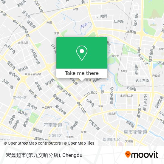 宏鑫超市(第九交响分店) map
