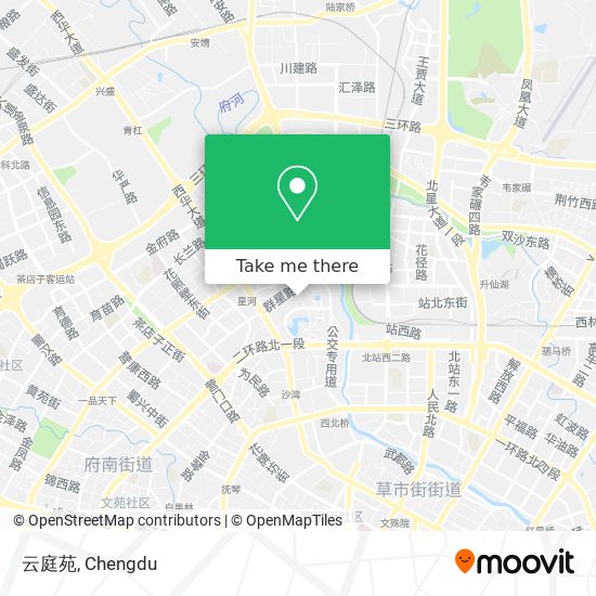 云庭苑 map