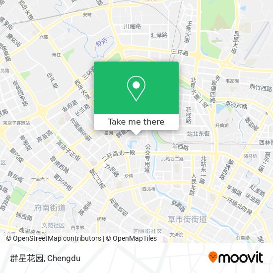 群星花园 map