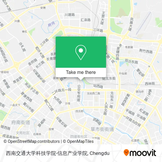 西南交通大学科技学院-信息产业学院 map