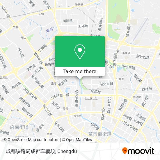 成都铁路局成都车辆段 map
