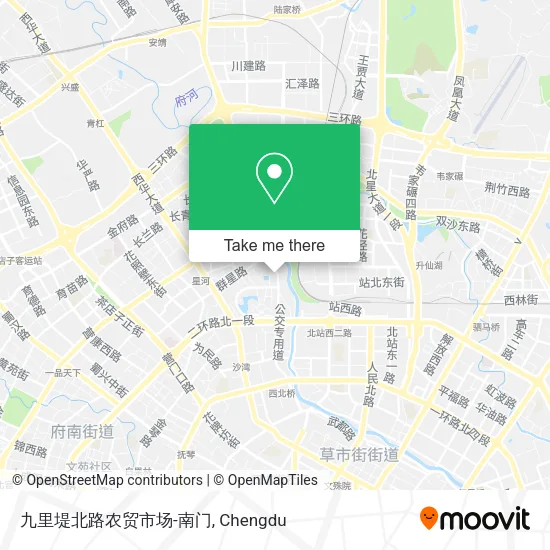 九里堤北路农贸市场-南门 map