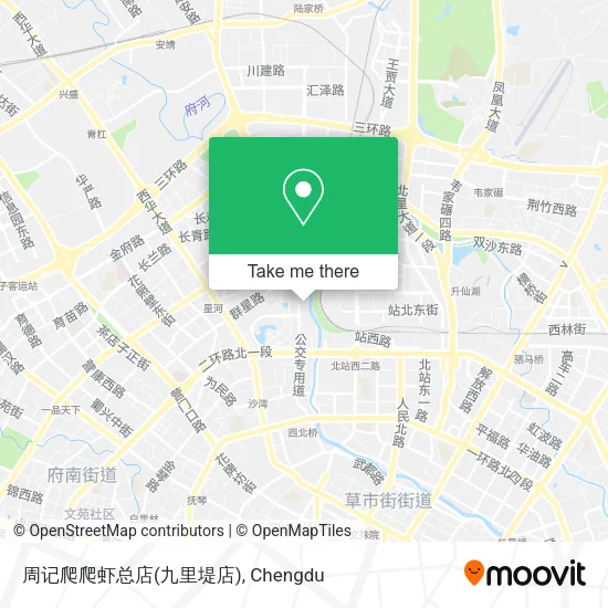 周记爬爬虾总店(九里堤店) map