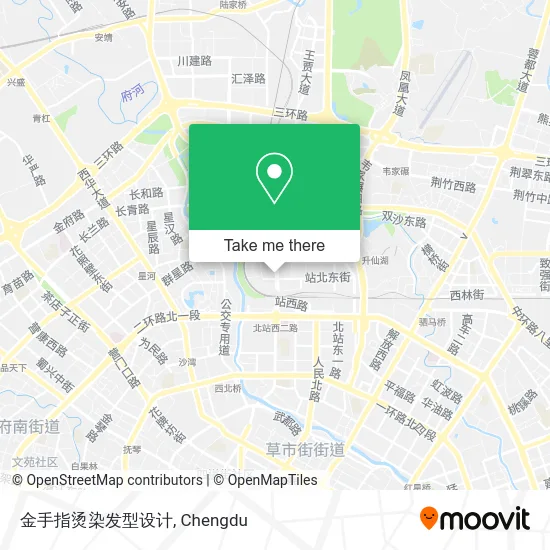 金手指烫染发型设计 map