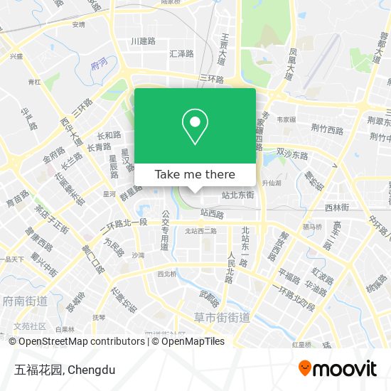 五福花园 map
