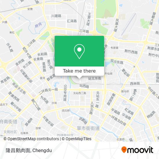 隆昌鹅肉面 map