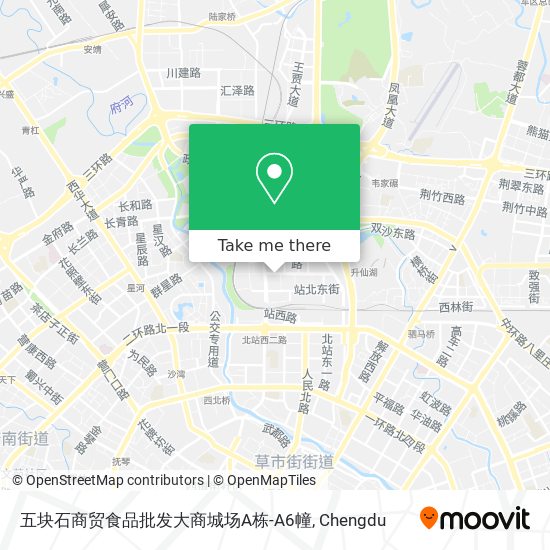 五块石商贸食品批发大商城场A栋-A6幢 map