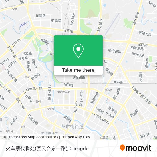火车票代售处(赛云台东一路) map