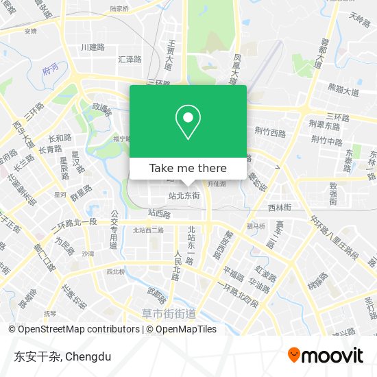 东安干杂 map