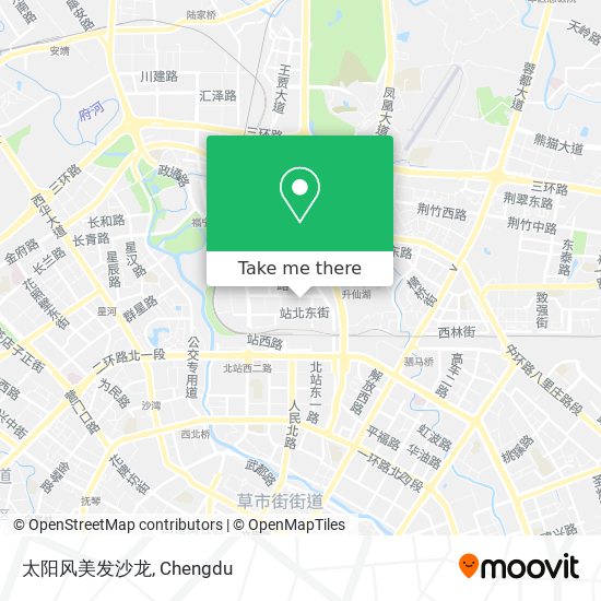 太阳风美发沙龙 map