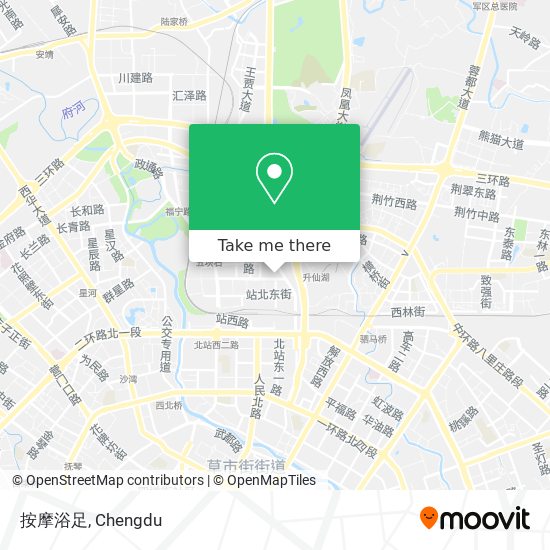 按摩浴足 map