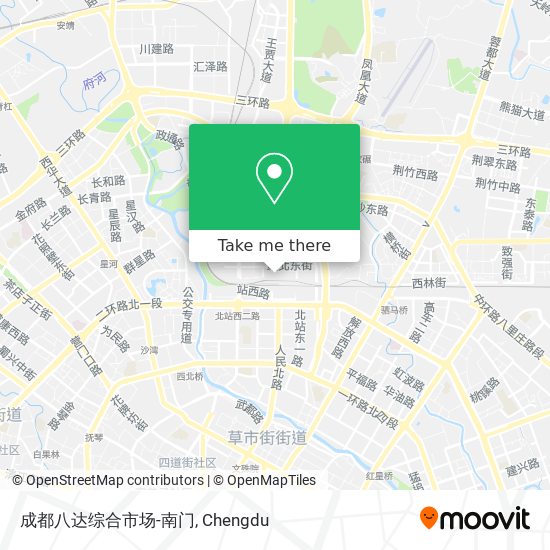 成都八达综合市场-南门 map
