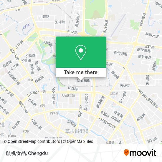 航帆食品 map