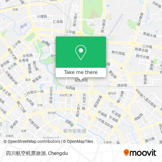 四川航空机票旅游 map