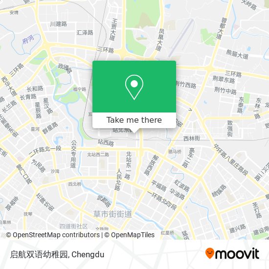 启航双语幼稚园 map