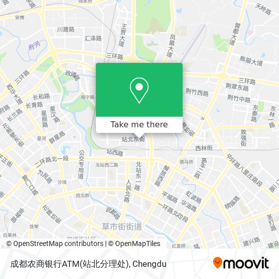 成都农商银行ATM(站北分理处) map