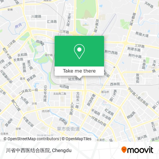 川省中西医结合医院 map