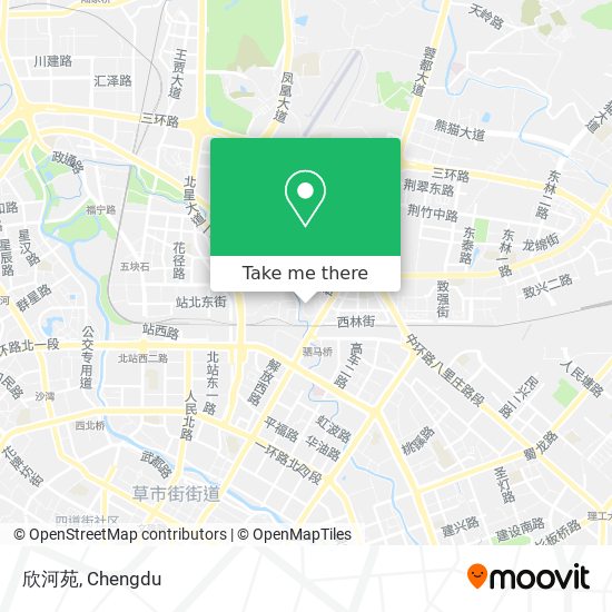 欣河苑 map