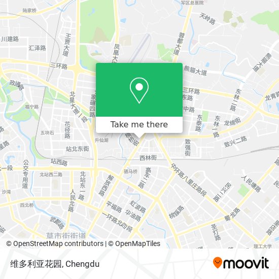 维多利亚花园 map