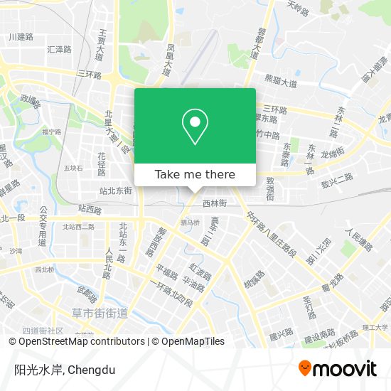 阳光水岸 map