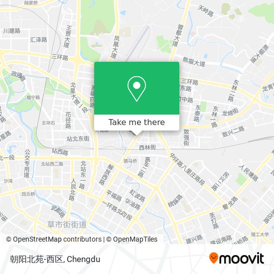 朝阳北苑-西区 map