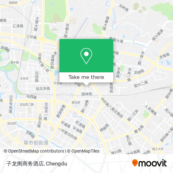 子龙阁商务酒店 map