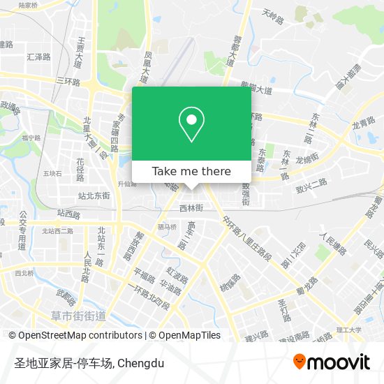 圣地亚家居-停车场 map