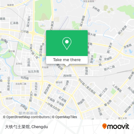 大铁勺土菜馆 map