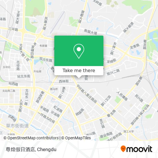 尊煌假日酒店 map