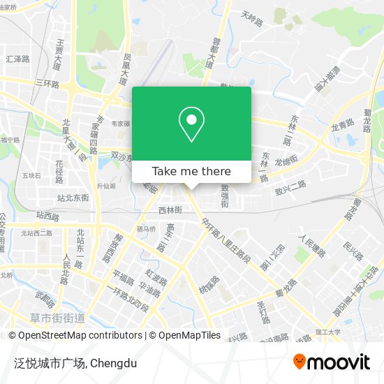 泛悦城市广场 map