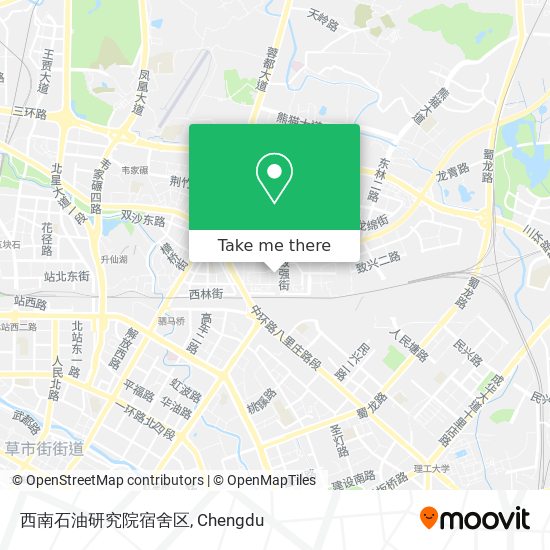 西南石油研究院宿舍区 map